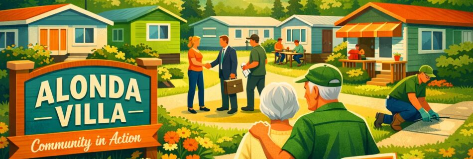 Alonda Villa Community scene