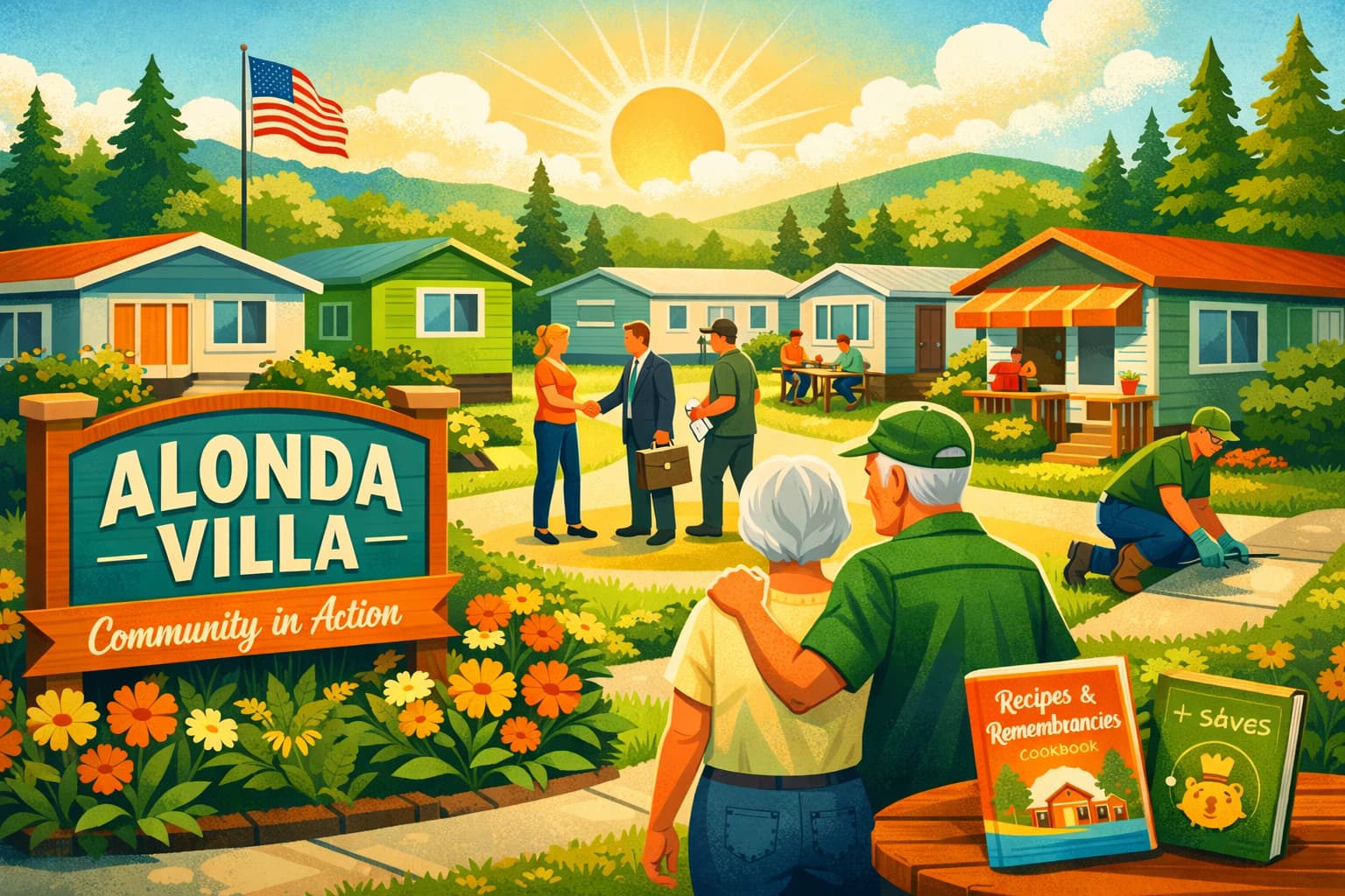 Alonda Villa Community scene