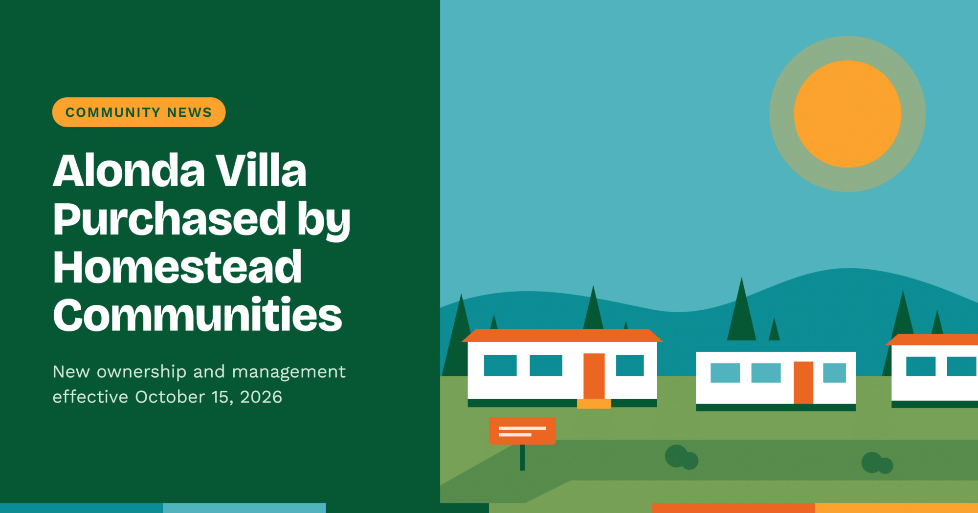 Homestead Communities purchases Alonda Villa